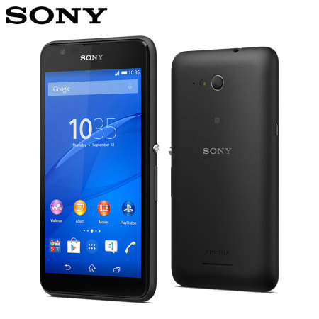 SIM Free Sony Xperia E4g 8GB - Black