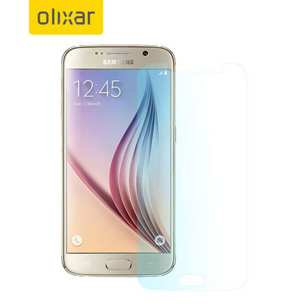 Protector de Pantalla Samsung Galaxy S6 Olixar Cristal Templado