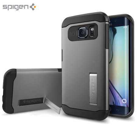 Spigen Slim Armor Samsung Galaxy S6 Edge Case - Gunmetal