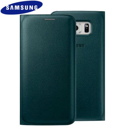 Official Samsung Galaxy S6 Edge Flip Wallet Cover Green Reviews