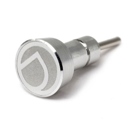 Deff Aluminium Jack Pierce with SIM Pin for Apple iPhones -  Silver