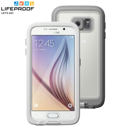 Funda LiveProof Fre para el Samsung Galaxy S6 - Blanca