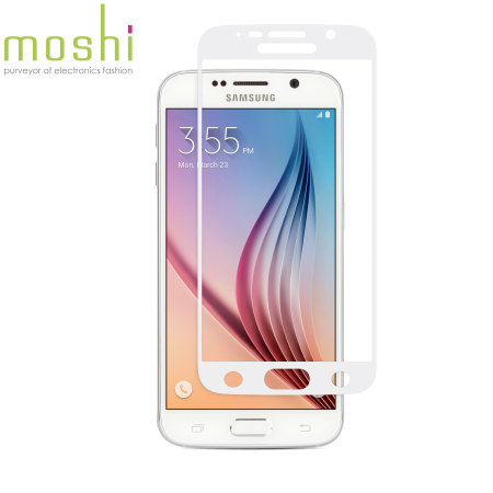 Moshi iVisor Samsung Galaxy S6 Glas Displayschutz in Weiß