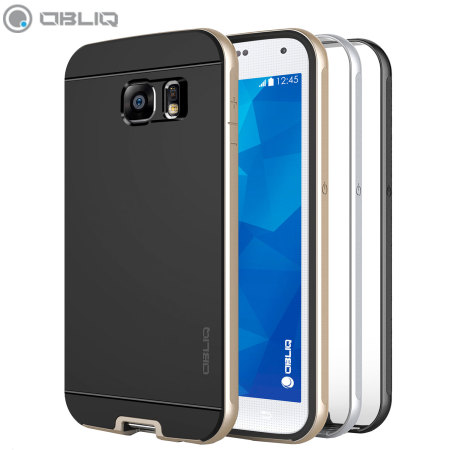 Obliq Dual Poly Galaxy S6 Bumper Cases 3 Pack - Gold, Silver, Titanium