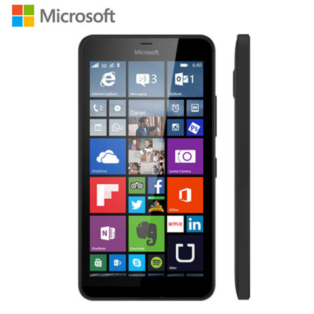 SIM Free Microsoft Lumia 640 XL LTE Unlocked - Black