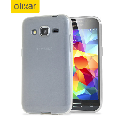 FlexiShield Samsung Galaxy Core Prime Case - Frost White