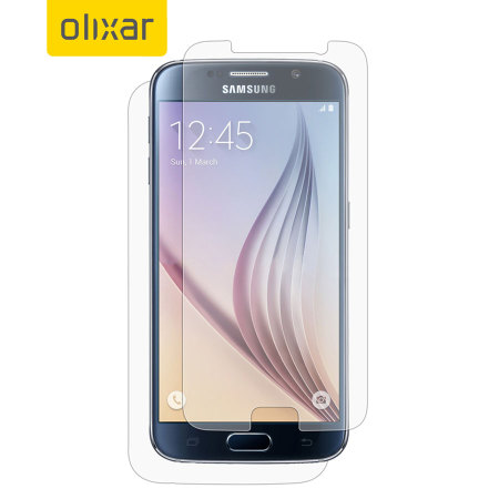 Olixar Samsung Galaxy S6 Voor en Achter screenprotector pack