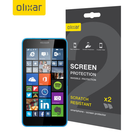 Pack de 2 protections d'écran Microsoft Lumia 640 Olixar