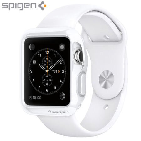 Coque Apple Watch Spigen Slim Armor (38mm) - Blanche
