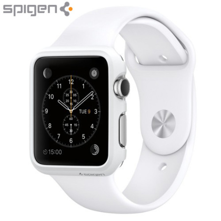 Coque Apple Watch Spigen Thin Fit (42mm) -  blanche crème
