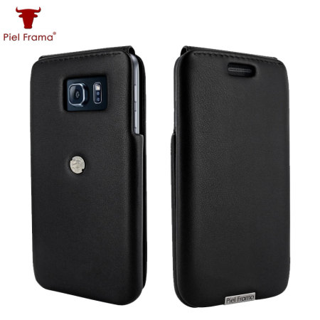 Piel Frama iMagnum Samsung Galaxy S6 Edge Flip Case - Black
