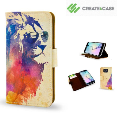 Create and Case Samsung Galaxy S6 Edge Book Case - Sunny Leo