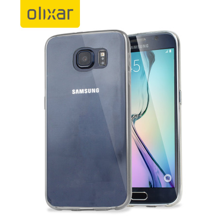 Olixar FlexiShield Case Ultra-Thin Galaxy S6 Hülle 100% Klar