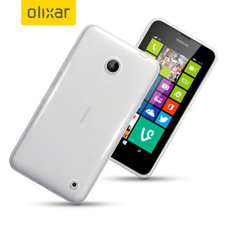 FlexiShield Nokia Lumia 630 / 635 Gel Case Hülle in Kristall Klar
