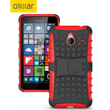 ArmourDillo Microsoft Lumia 640 XL Protective Case - Red