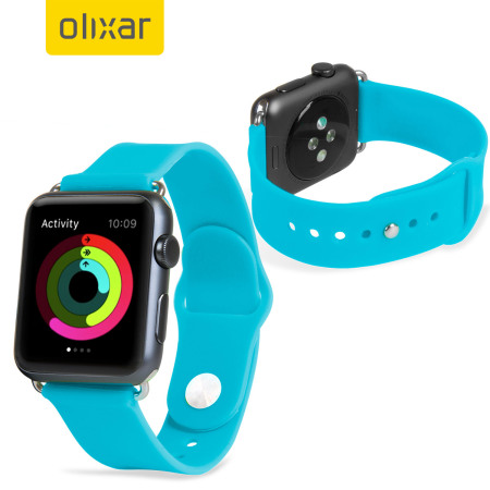 SCRAP Olixar Silicone Rubber Apple Watch Sport Strap - 42mm - Blue