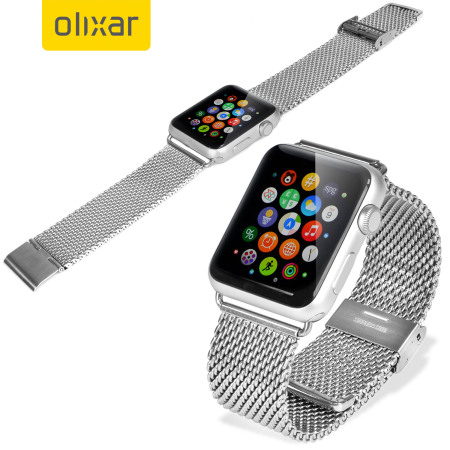 Olixar Apple Watch 2 / 1 Classic Stainless Steel Strap - 38mm - Silve