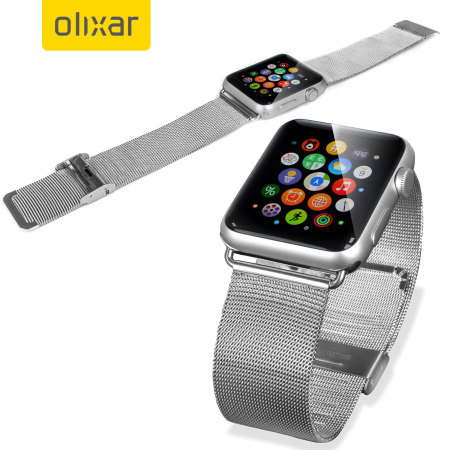 Olixar Apple Watch Elegant Stainless Steel Strap - 38mm - Silver