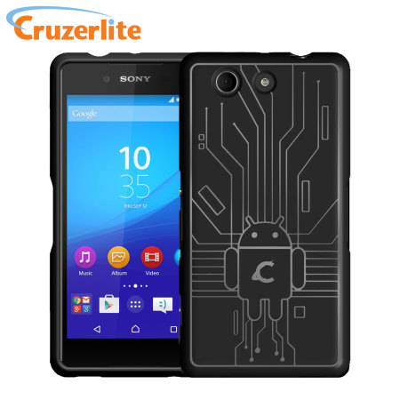 Cruzerlite Bugdroid Circuit Sony Xperia A4 Gel Case - Black