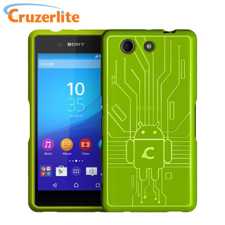 Cruzerlite Bugdroid Circuit Sony Xperia A4 Gel Case - Green