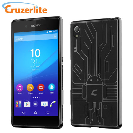 Cruzerlite Bugdroid Circuit Sony Xperia Z3+ Gel Case - Black