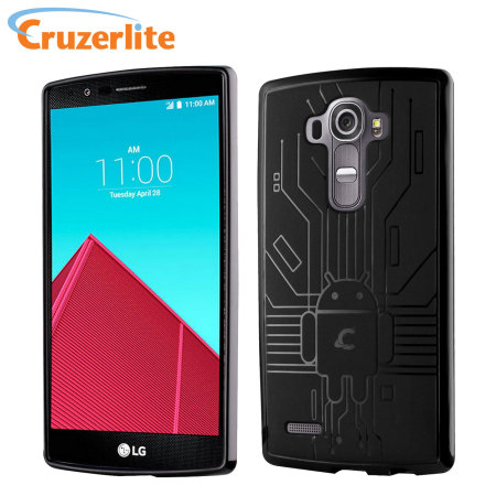 Cruzerlite Bugdroid Circuit LG G4 Gel Case - Black
