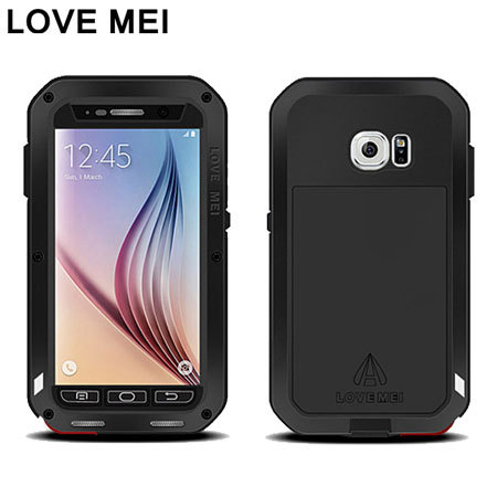 Love Mei Powerful Samsung Galaxy S6 Protective Case - Black