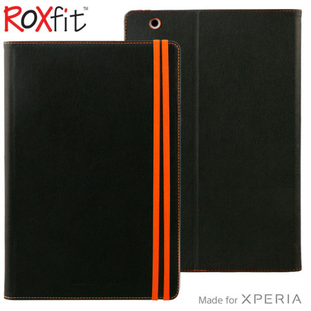 Roxfit Sony Xperia Z4 Tablet Book Case - Black/Orange