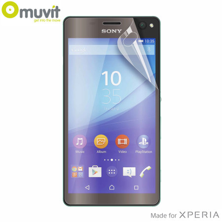Muvit 2 Pack Matte & Glossy Sony Xperia C4 Screen Protectors