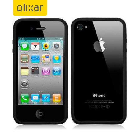 Olixar iPhone 4S / 4 Bumper Case - Zwart 