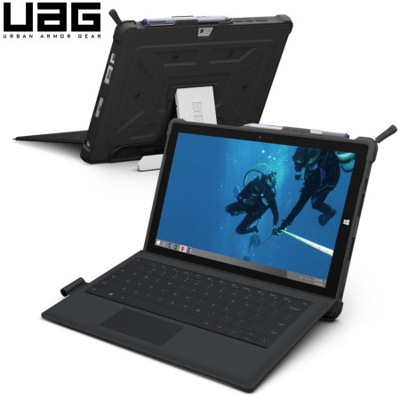 UAG Scout Microsoft Surface 3 Folio Case - Black