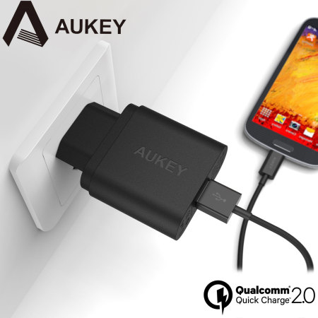 Chargeur Aukey PA-U28 Turbo USB Qualcomm Quick Charge 2.0 EU 