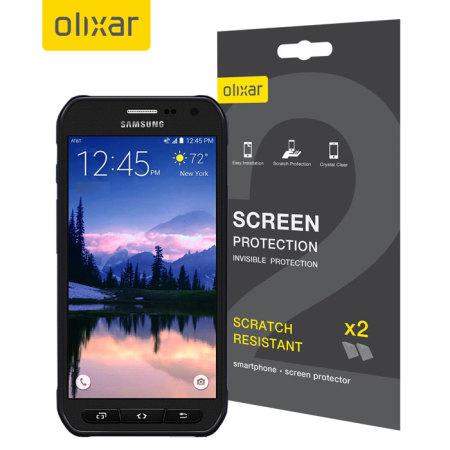 Olixar Samsung Galaxy S6 Active Screen Protector 2-in-1 Pack