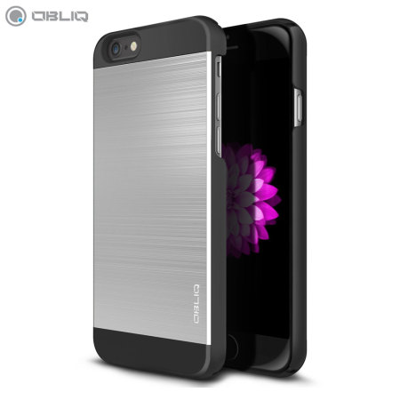 Obliq Slim Meta II Series iPhone 6S / 6 Case - Black / Silver