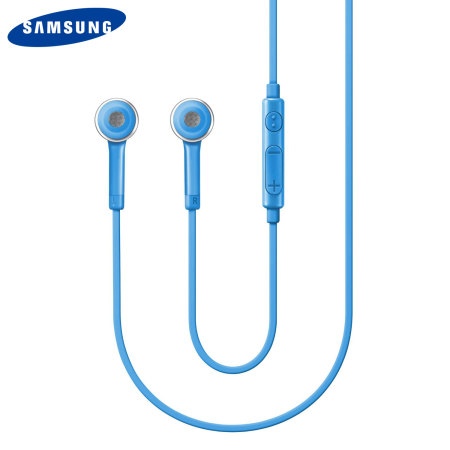 Auriculares estéreo oficiales de Samsung con remoto y micro - Azules
