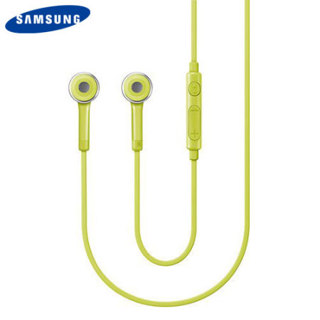 Official Samsung Stereo Headset with Remote & Microphone - Green