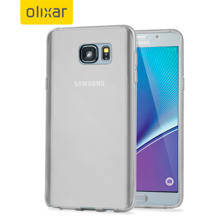 FlexiShield Samsung Galaxy Note 5 suojakotelo- Huurteisen valkoinen