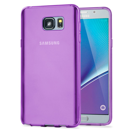 FlexiShield Samsung Galaxy Note 5 Gel suojakotelo - Violetti