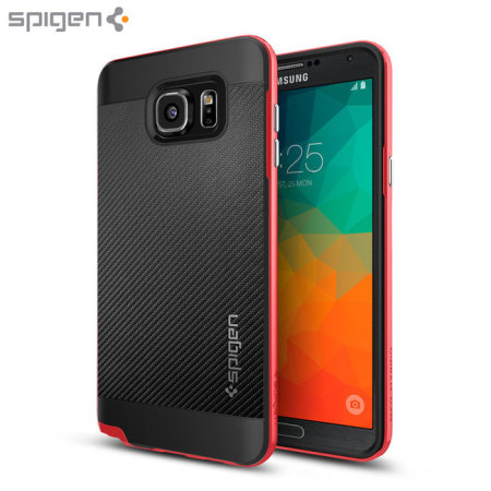 Coque Samsung Galaxy Note 5 Spigen Neo Hybrid Carbone – Rouge