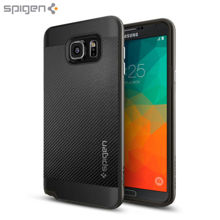 Coque Samsung Galaxy Note 5 Spigen Neo Hybrid Carbone – Gunmetal