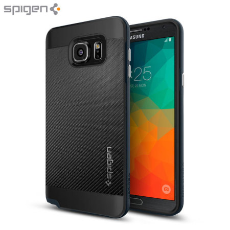 Coque Samsung Galaxy Note 5 Spigen Neo Hybrid Carbone – Ardoise metal