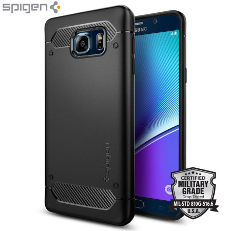 Spigen Robuuste Armor Samsung Galaxy Note 5 Tough Case - Zwart