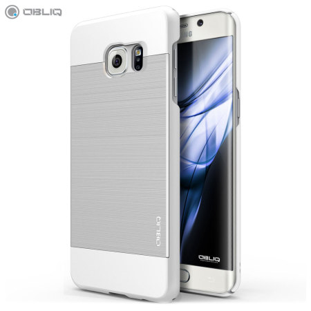 Obliq Slim Meta Samsung Galaxy S6 Edge Plus Case - Satin Silver