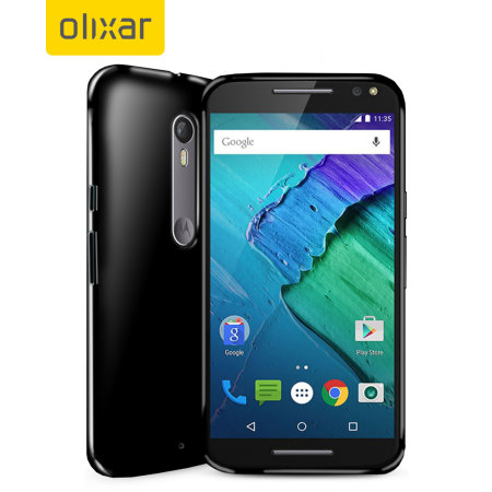 Olixar FlexiShield Motorola Moto X Style Gel Case - Solid Black