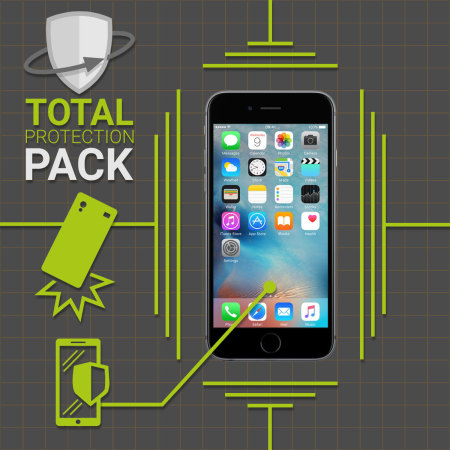 Olixar Total Protection iPhone 6 Plus Skal & Skärmkydd-Pack