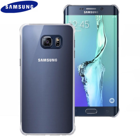 Official Samsung Galaxy S6 Edge Plus Glossy Cover Case - Blue / Black
