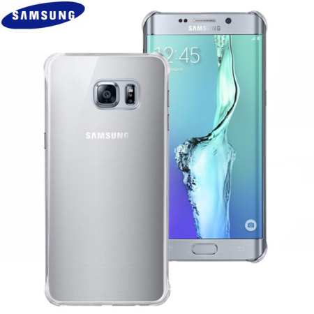 Official Samsung Galaxy S6 Edge Plus Glossy Cover Case - Silver