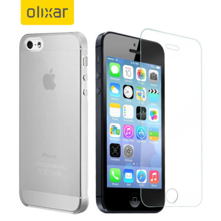 Olixar Total Protection iPhone 5 Case & Screen Protector Pack