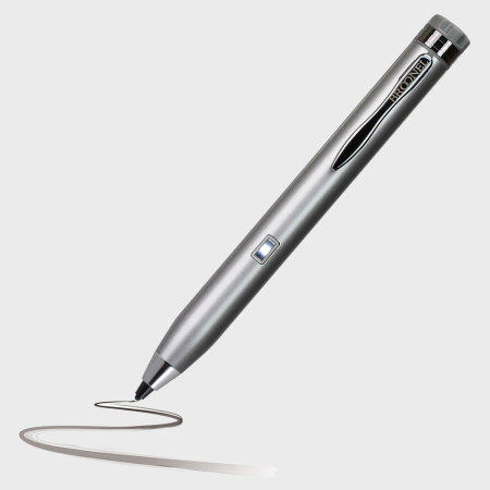 Broonel Silver Mini Fine Point Digital Active Stylus Pen Compatible with The Blackview A80 Pro 