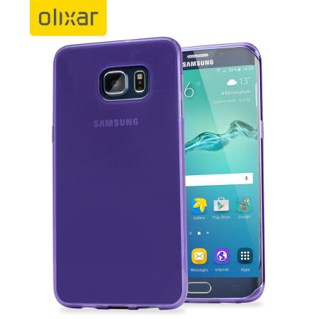 Funda Samsung Galaxy S6 Edge+ Olixar FlexiShield Gel - Morada
